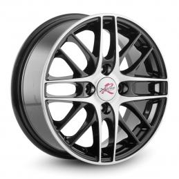 X`trike RST R004 5.5x14 PCD4x100 ET43 DIA 60.1  BK/FP